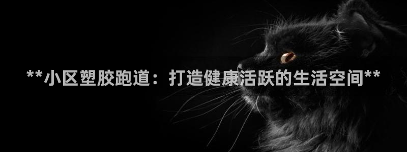 红足一1世官网足球推荐真人：**小区塑胶跑道：打造健康活跃的生活空间**