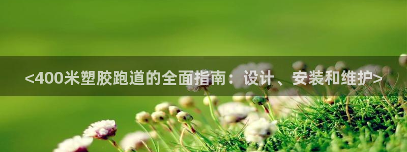 红足1世手机下载：<400米塑胶跑道的全面指南：设计、安装和维护>