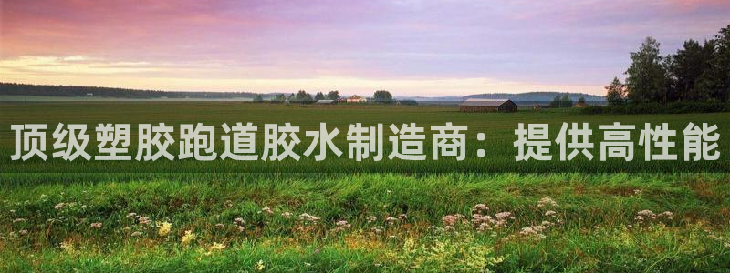 777814红·足一世比分：顶级塑胶跑道胶水制造商：提供高性能