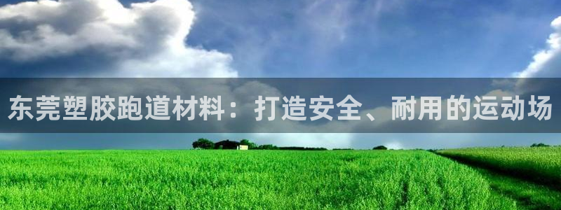 红足体育网：东莞塑胶跑道材料：打造安全、耐用的运动场