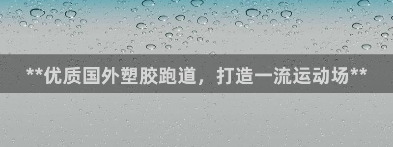 红足一1世手机版新皇冠：**优质国外塑胶跑道，打造一流运动场**