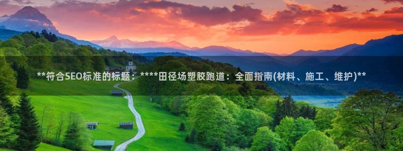 红足一1世皇冠地址：**符合SEO标准的标题：****田径场塑胶跑道：全面指南(材料、施工、维护)**