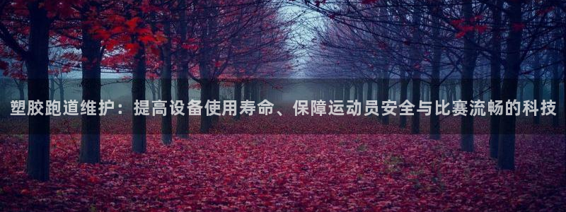 红足网足球直播：塑胶跑道维护：提高设备使用寿命、保障运动员安全与比赛流畅的科技