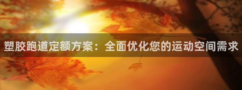 红足一1世比分：塑胶跑道定额方案：全面优化您的运动空间需求